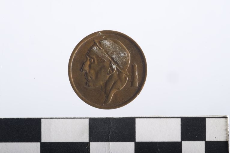 moneta - 20 centesimi - ambito belga (sec. XX d.C)