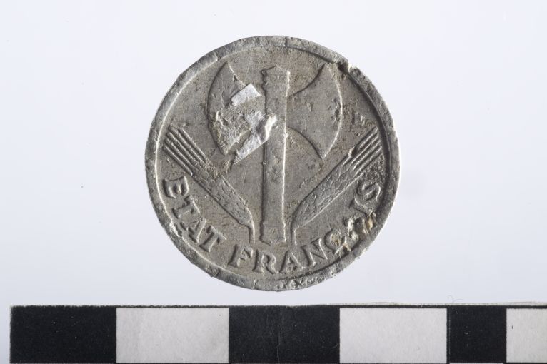 moneta - 1 franco - ambito francese (sec. XX d.C)