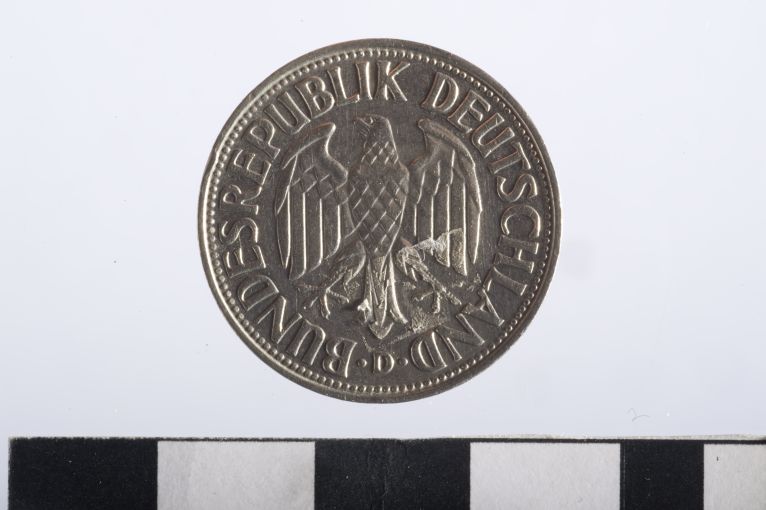 moneta - 1 marco - ambito tedesco (sec. XX d.C)
