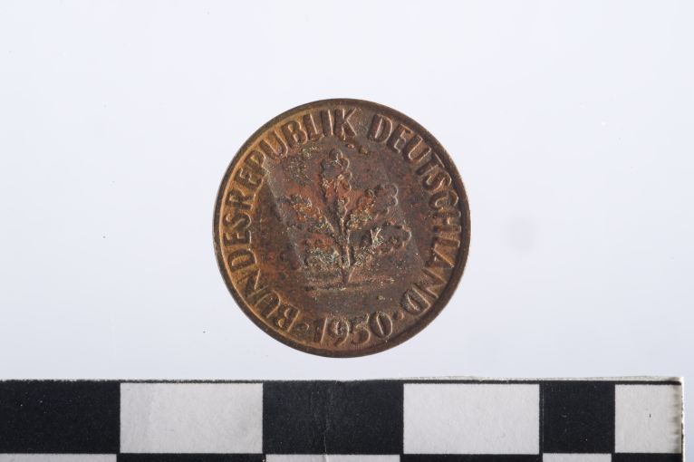 moneta - 5 pfennig - ambito tedesco (sec. XX d.C)