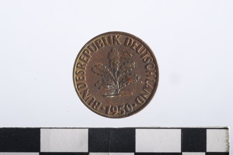 moneta - 5 pfennig - ambito tedesco (sec. XX d.C)