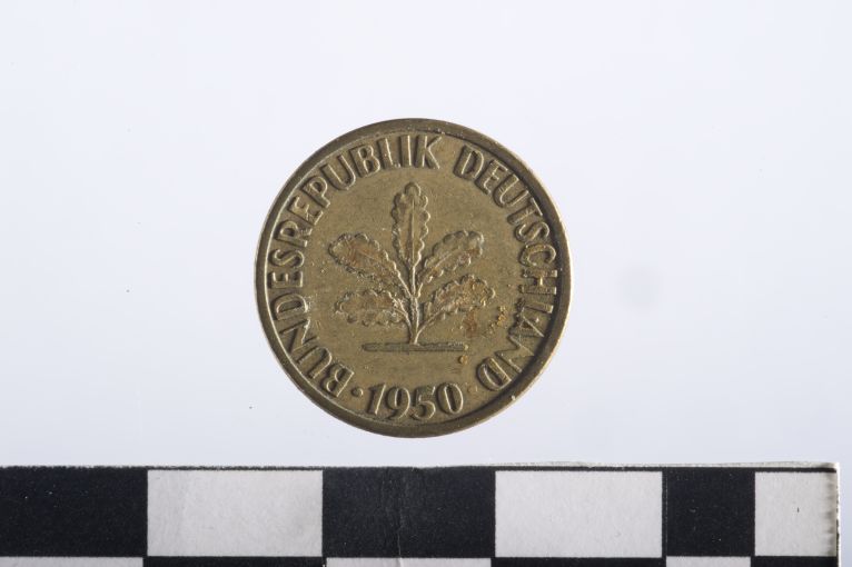 moneta - 5 pfennig - ambito tedesco (sec. XX d.C)