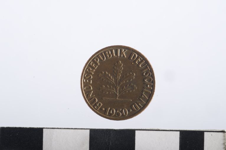 moneta - 1 pfennig - ambito tedesco (sec. XX d.C)