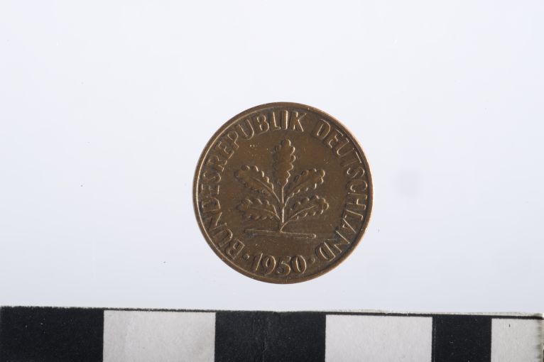 moneta - 1 pfennig - ambito tedesco (sec. XX d.C)