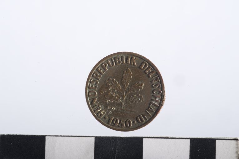 moneta - 1 pfennig - ambito tedesco (sec. XX d.C)