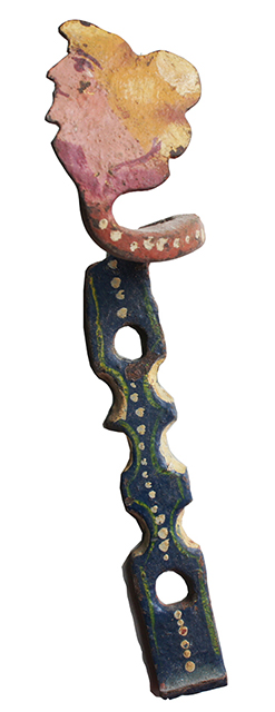 caccagnieddu (carretto, sponda laterale/ pilastro/ angolo, MEZZI DI TRASPORTO/ A FORZA ANIMALE) di Salafia, Giuseppe (bottega) - Produzione artigianale della Sicilia Orientale