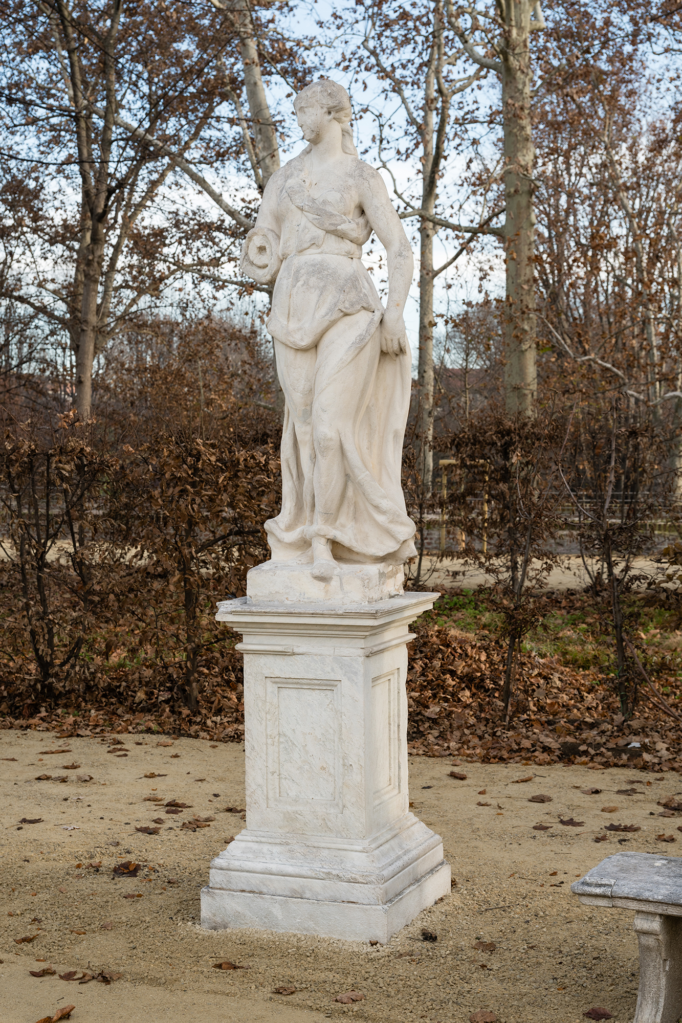 statua, elemento d'insieme - ambito Italia settentrionale (XVII)