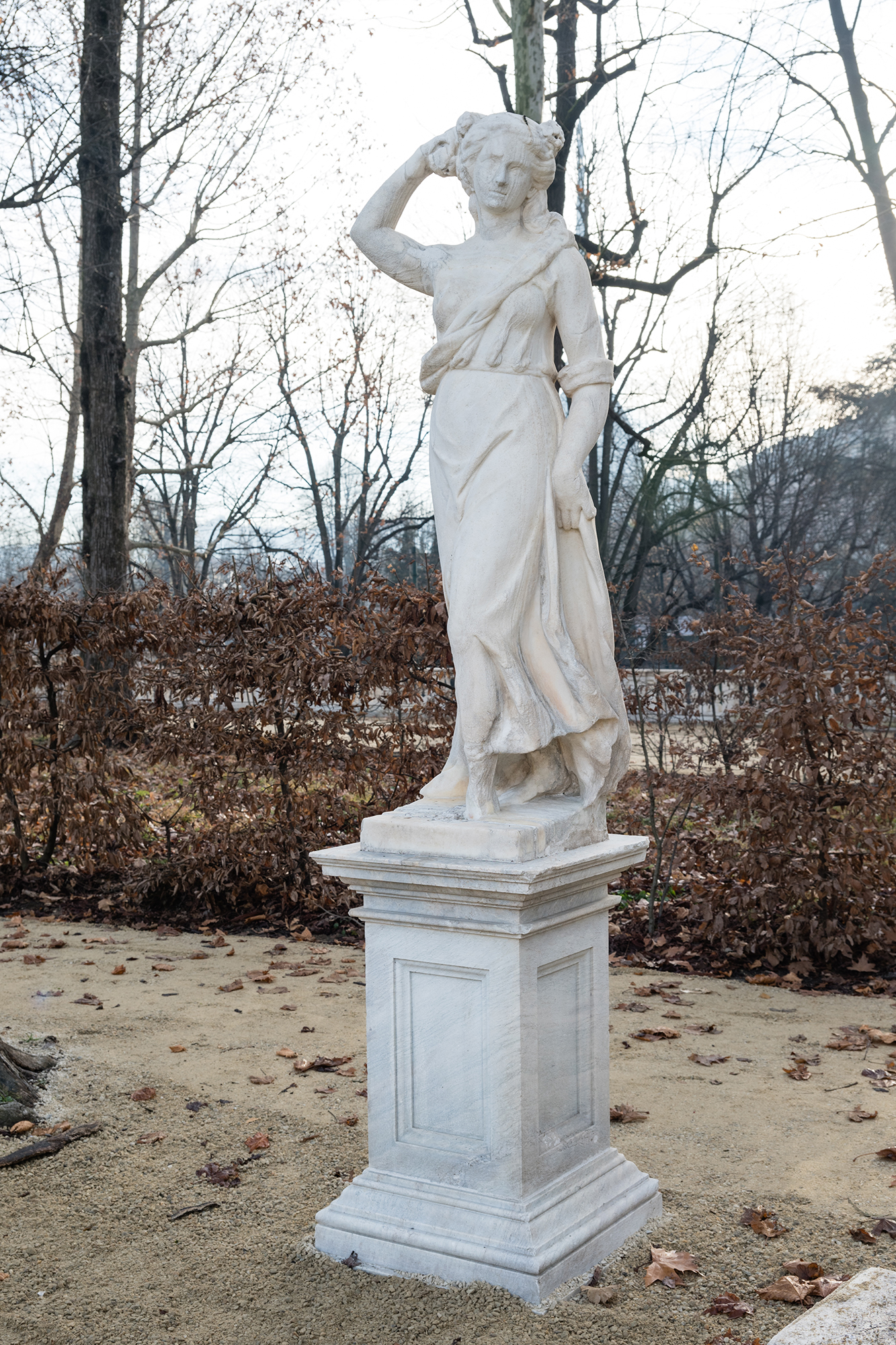 statua, elemento d'insieme - ambito Italia settentrionale (XVII)