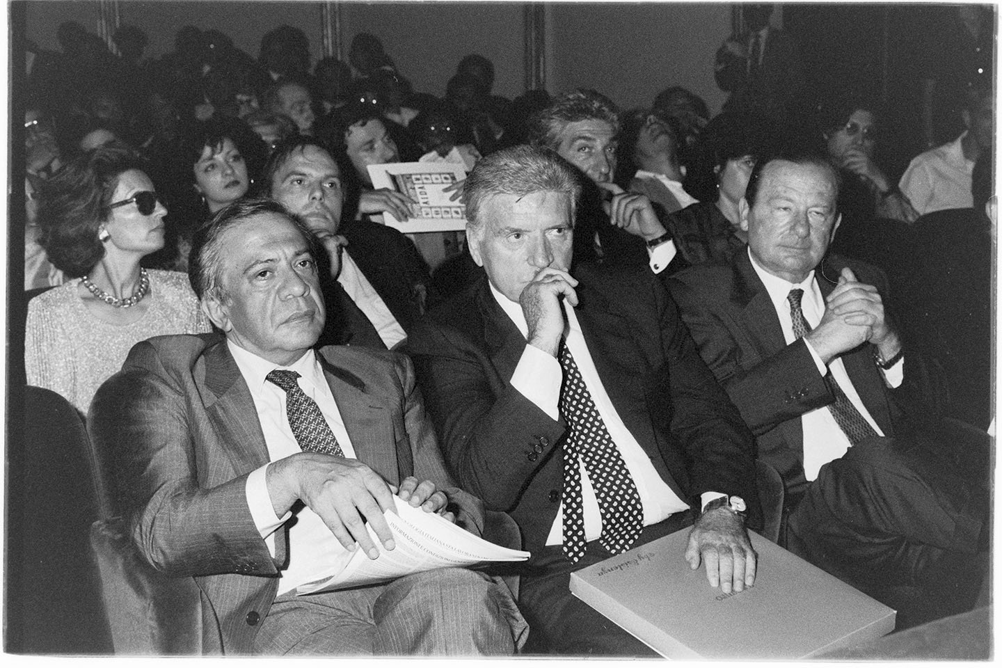 Giornalisti italiani - La Volpe, Alberto <1933-2017> (negativo, insieme) di Alfa Press Service s.n.c. – Agenzia Fotogiornalistica (anni novanta XX)