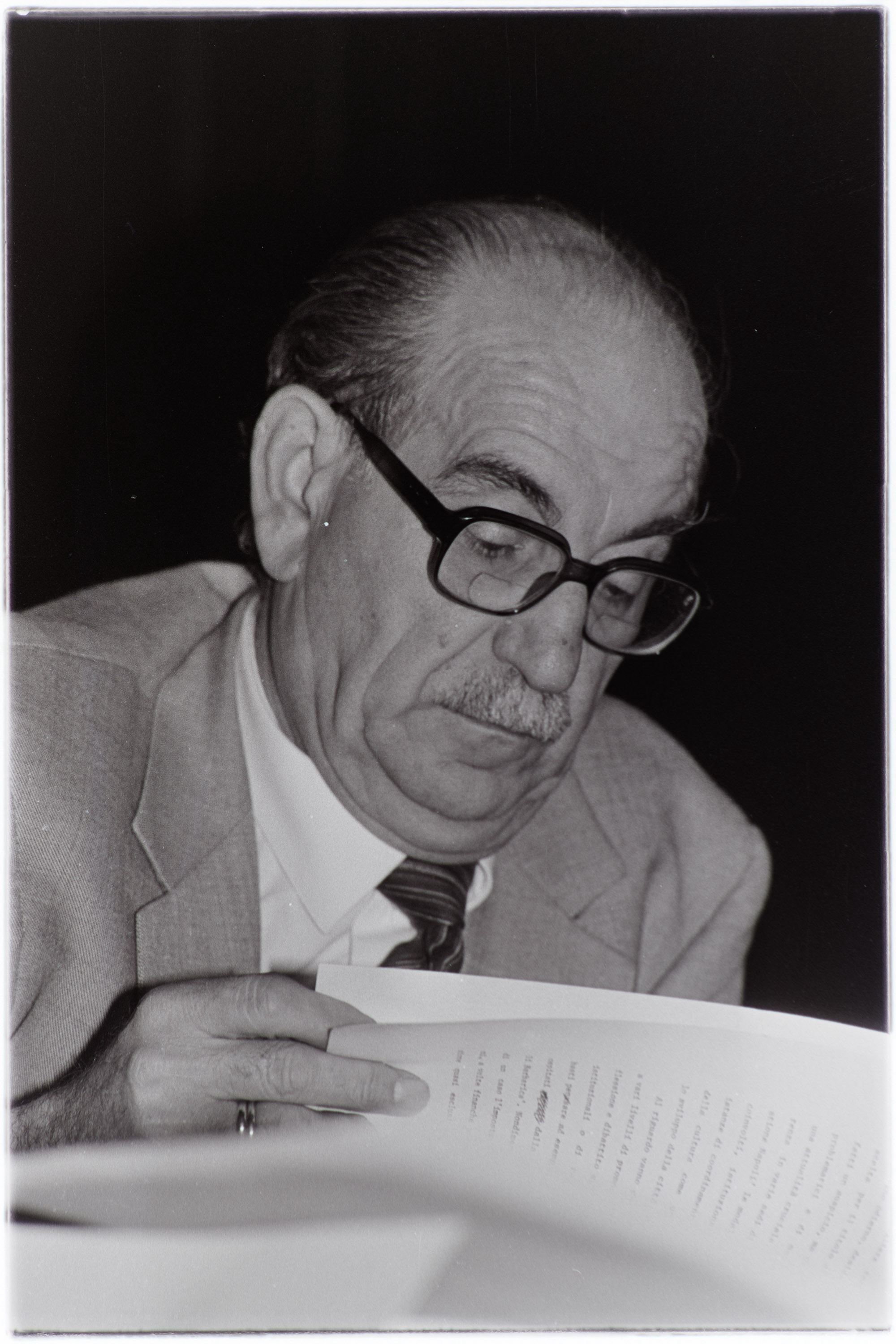 Ciliberto, Carlo (1923-2004) (negativo, insieme) di Alfa Press Service s.n.c. – Agenzia Fotogiornalistica (ultimo quarto XX)