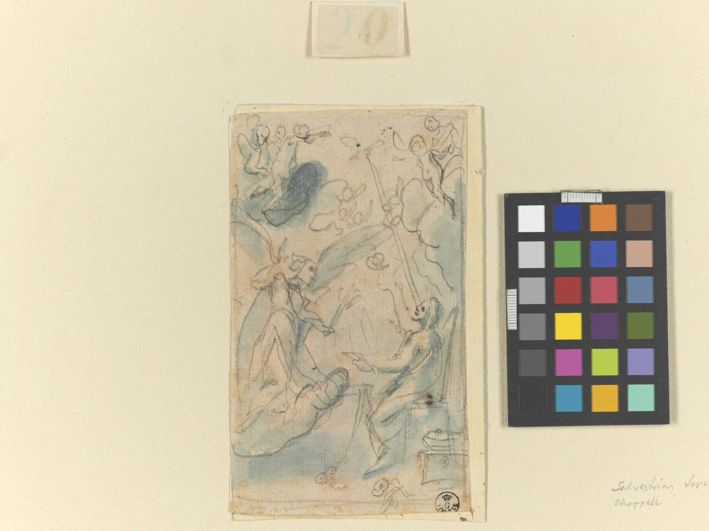 Annunciazione (disegno) di Cardi Ludovico detto Cigoli (XVI)