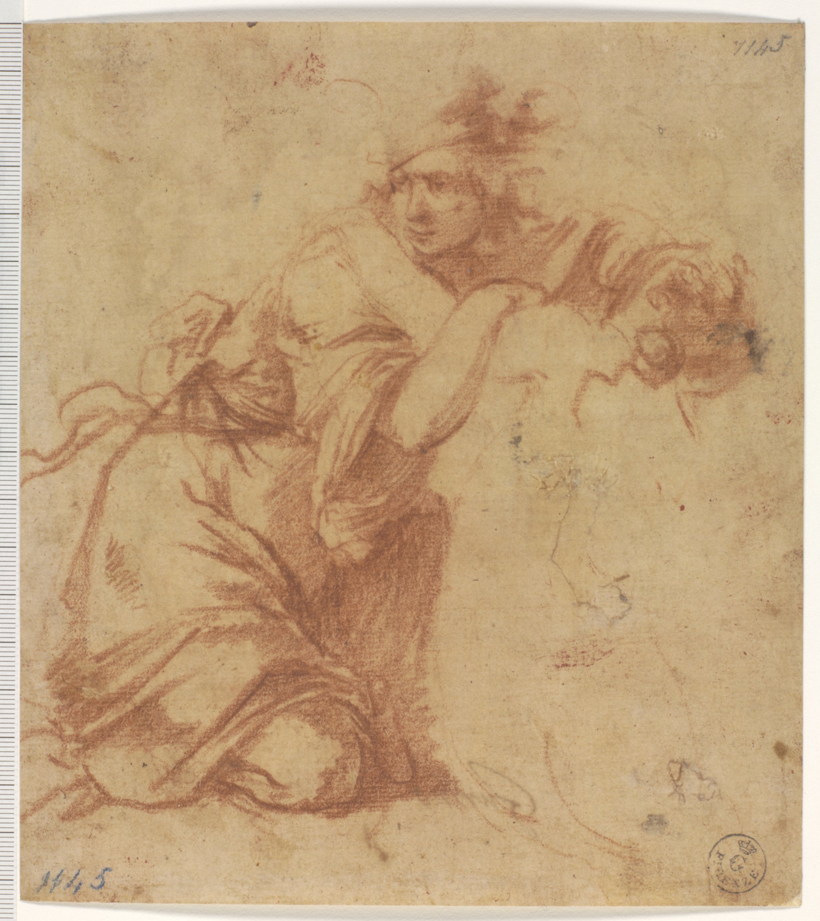 Studio per Ila rapito dalle ninfe (disegno) di Furini Francesco (XVII)