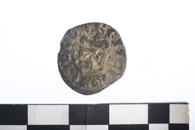 moneta - Denaro - ambito angioino (sec. XIV d.C)