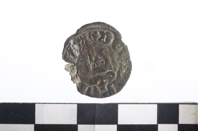 moneta - Denaro - ambito angioino (sec. XIV d.C)