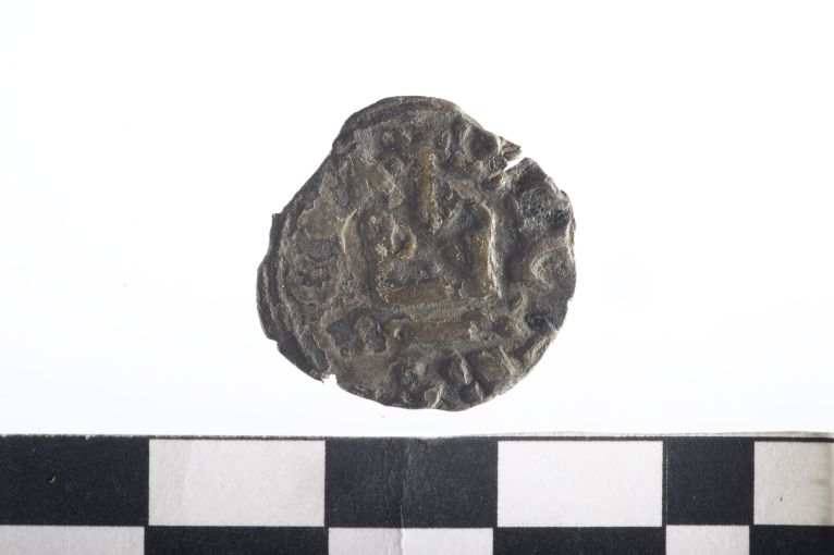 moneta - Denaro - ambito angioino (sec. XIV d.C)