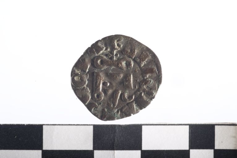 moneta - Denaro - ambito angioino (sec. XIV d.C)