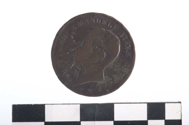 moneta - 5 centesimi (sec. XIX d.C)