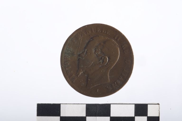 moneta - 10 centesimi - ambito Regno d'Italia (sec. XIX d.C)