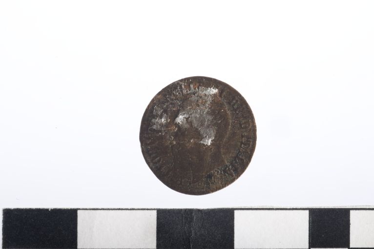 moneta - 1 centesimo - ambito Regno d'Italia (sec. XIX d.C)