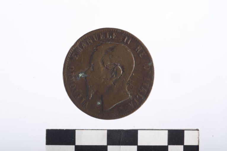 moneta - 10 centesimi - ambito Regno d'Italia (sec. XIX d.C)