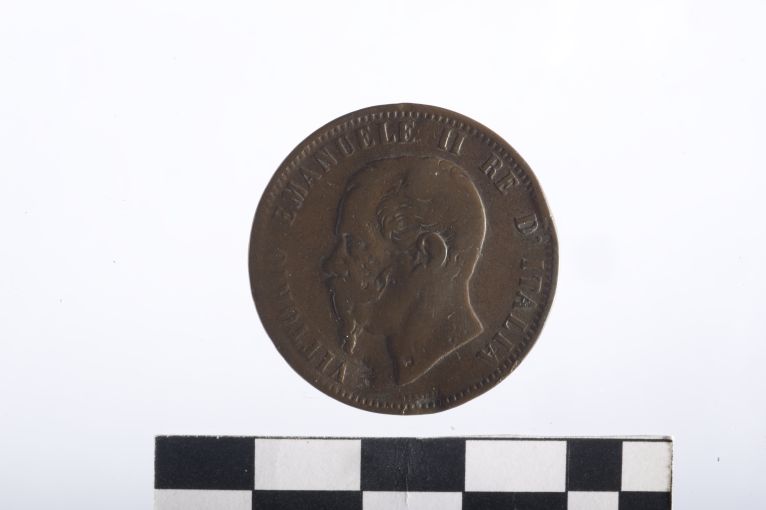 moneta - 10 centesimi - ambito Regno d'Italia (sec. XIX d.C)