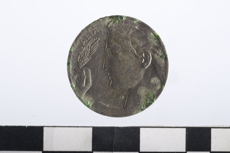 moneta - 20 centesimi - ambito Regno d'Italia (sec. XX d.C)