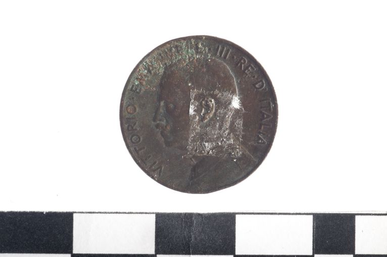 moneta - 2 centesimi - ambito Regno d'Italia (sec. XX d.C)