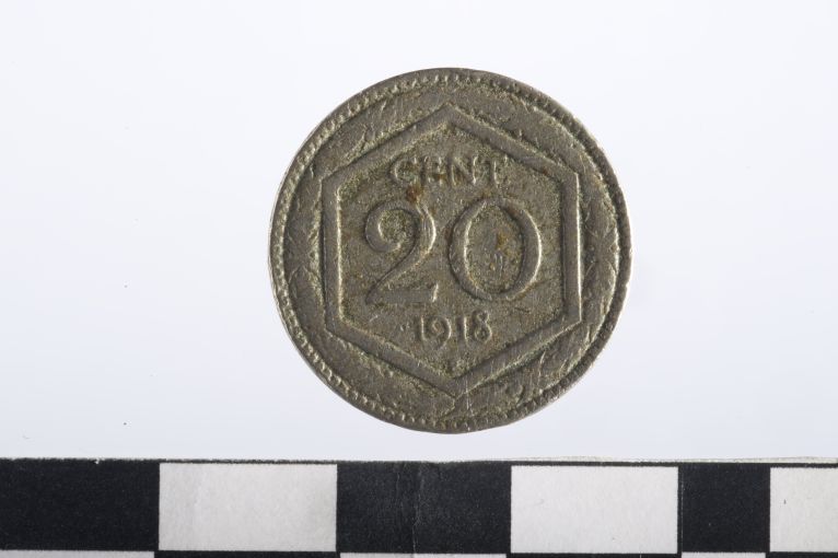 moneta - 20 centesimi - ambito Regno d'Italia (sec. XX d.C)