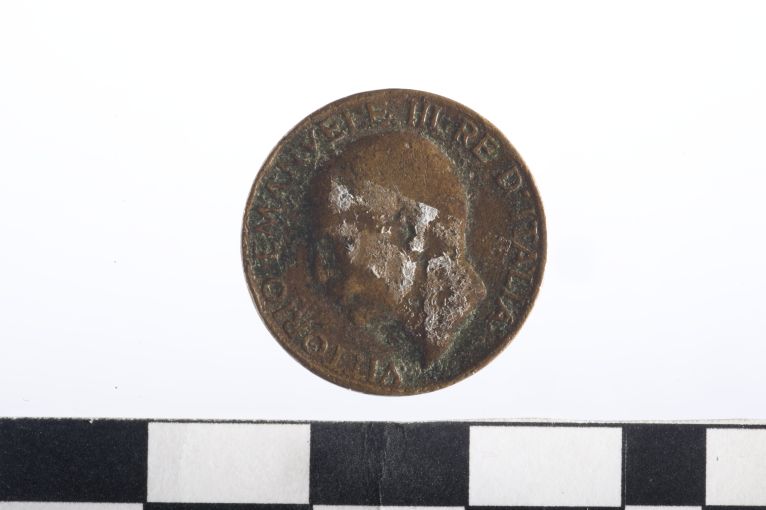 moneta - 5 centesimi - ambito Regno d'Italia (sec. XX d.C)