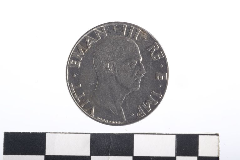 moneta - 50 centesimi - ambito Regno d'Italia (sec. XX d.C)