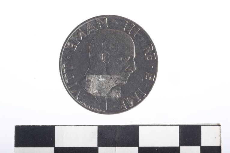 moneta - 50 centesimi - ambito Regno d'Italia (sec. XX d.C)