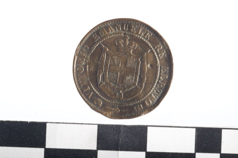 moneta - 2 centesimi - ambito Governo Provvisorio della Toscana (sec. XIX d.C)