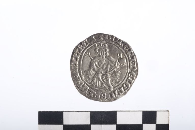 moneta - gigliato - ambito Regno di Napoli (sec. XIV d.C)