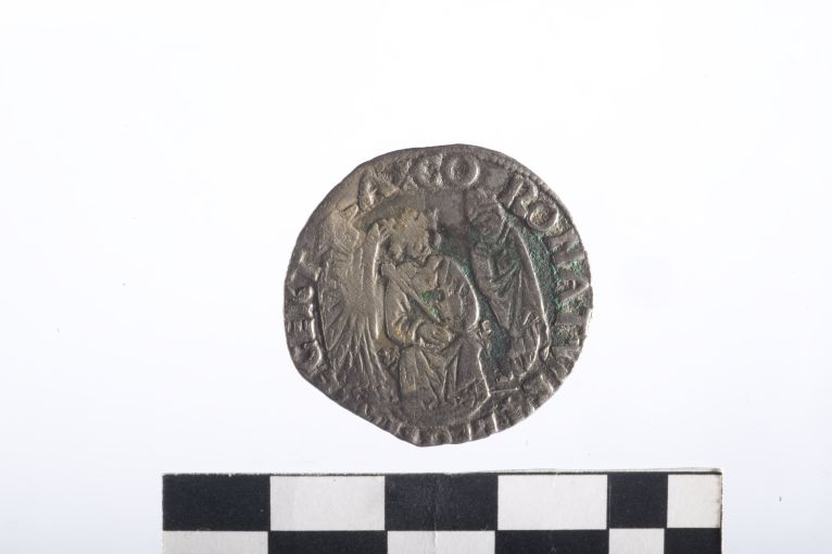 moneta - coronato - ambito Regno di Napoli (sec. XV d.C)