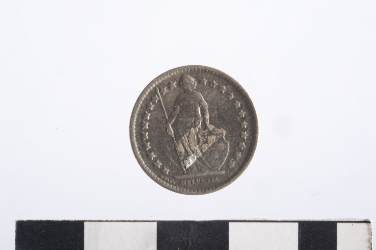 moneta - 1/2 franco (sec. XX d.C)