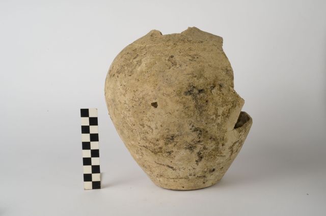 anfora/ da mensa - ambito apulo (secc. II/ I a.C)