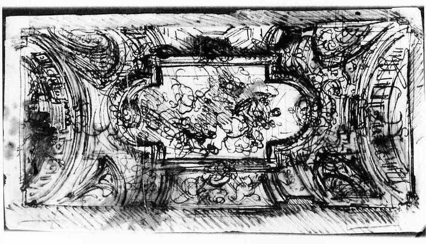 motivi decorativi (disegno) di Vanvitelli Luigi (secondo quarto sec. XVIII)