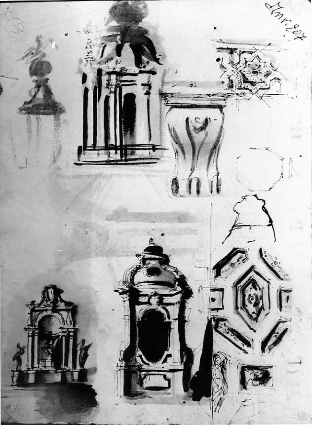 architettura (disegno) di Vanvitelli Luigi (prima metà sec. XVIII)