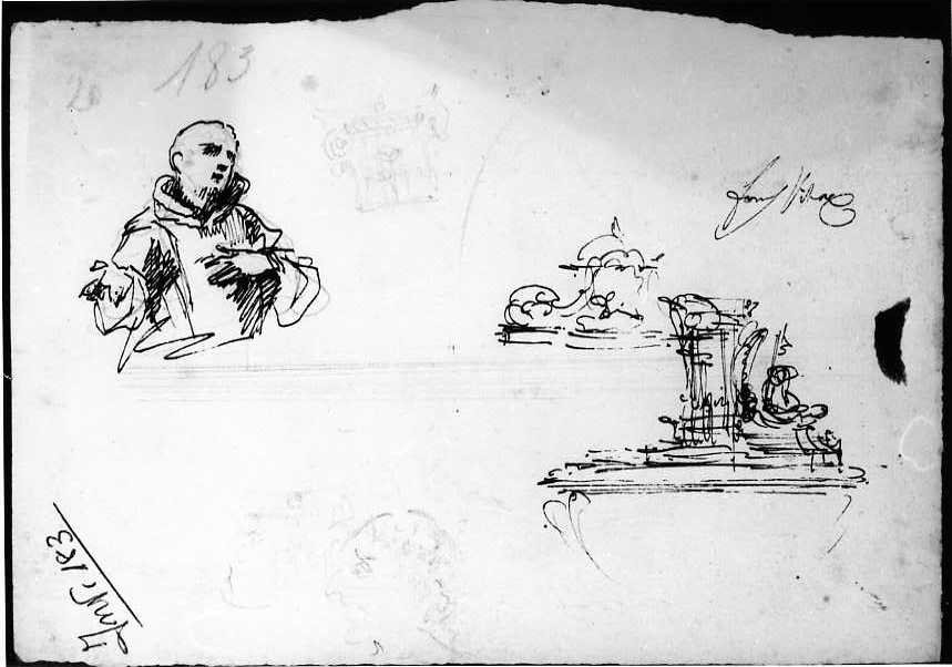 schizzi (disegno) di Vanvitelli Luigi (prima metà sec. XVIII)