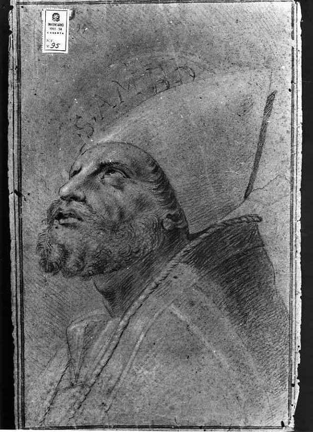 Sant'Ambrogio (disegno) di Van Wittel Gaspar (fine sec. XVII)