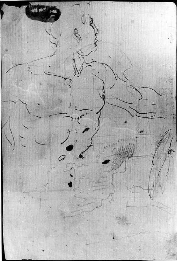 studio di un Dioscuro (disegno) di Van Wittel Gaspar (ultimo quarto sec. XVII)