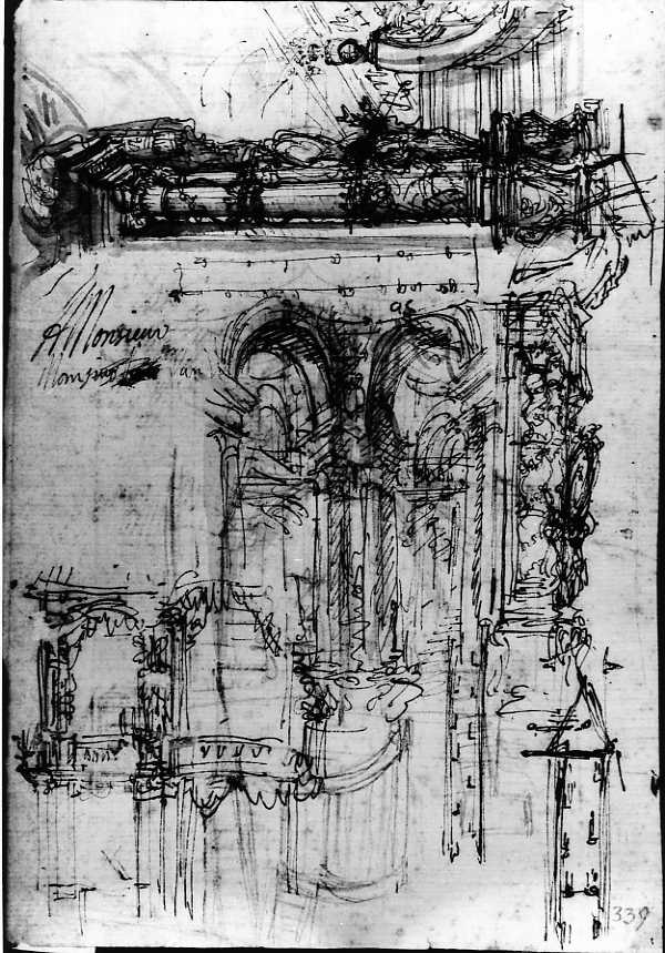 architettura (disegno) di Vanvitelli Luigi (sec. XVIII)