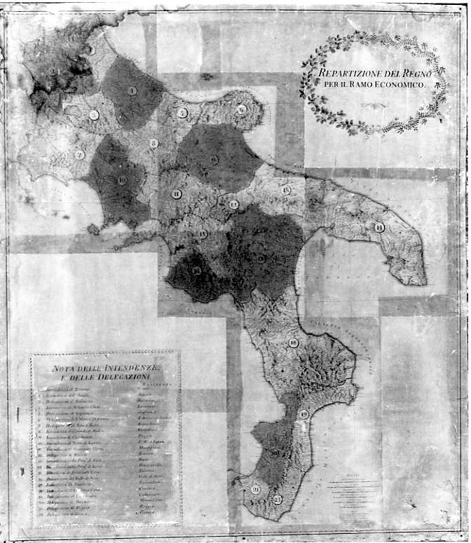geografia (stampa) - ambito campano (primo quarto sec. XIX)