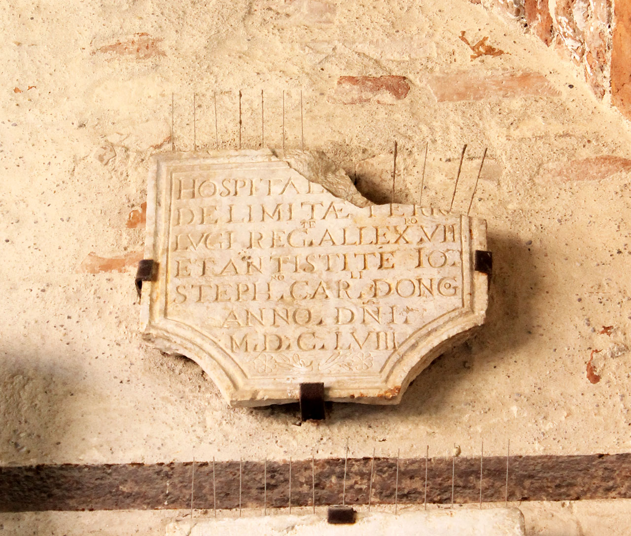 lapide commemorativa - ambito italiano (metà XVII)