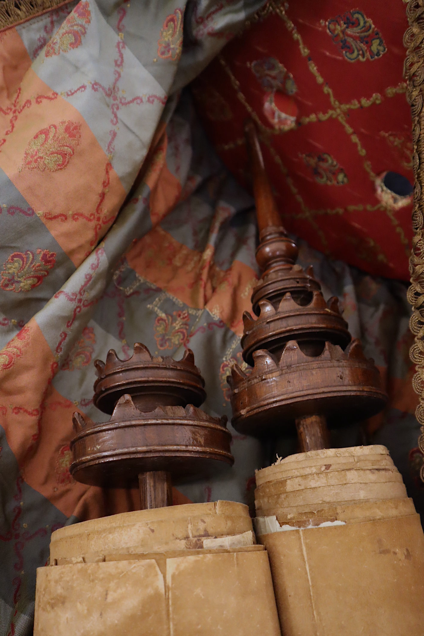 Puntali di Sefer, elemento d'insieme - manifattura italiana, ambito laziale, Ambito ebraico (terzo quarto XIX secolo)