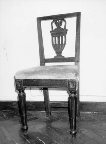 sedia, serie - ambito veneto (primo quarto XIX)