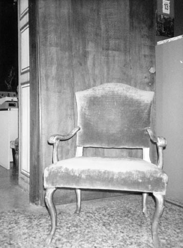 poltrona, opera isolata - ambito italiano (seconda metà XVIII)