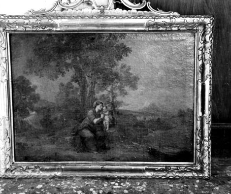 Madonna con bambino (dipinto, opera isolata) di Zuccarelli Francesco (attribuito) - ambito italiano (metà XVIII)