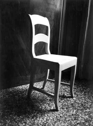 sedia, opera isolata - ambito italiano (fine/ inizio XIX/ XX)