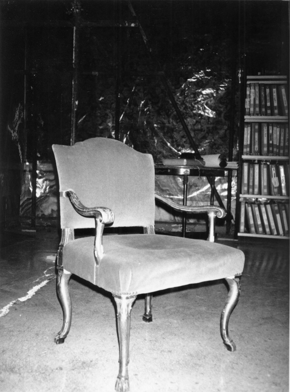 poltrona, serie - ambito italiano (seconda metà XVIII)